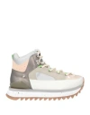 Gioseppo Woman Sneakers Light Grey Size 7.5 Textile Fibers
