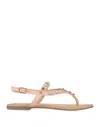 Gioseppo Toe Strap Sandals In Pink
