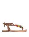Gioseppo Toe Strap Sandals In Red