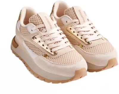 Gioseppo Women's Funkley Sneaker In Beige In Multi