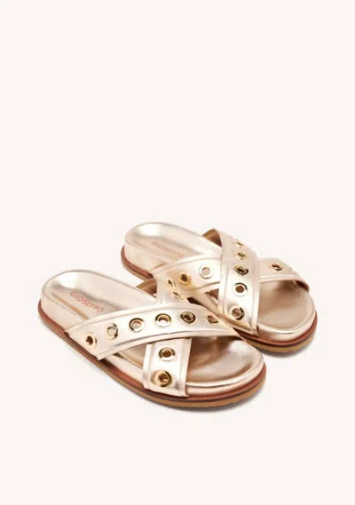 Gioseppo Women's Hiles Sandal In Platino In Gold