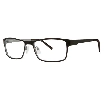 Giovani Di Venezia Men's Aiden Eyeglasses In Black/grey In Multi