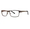 Giovani Di Venezia Men's Aiden Eyeglasses In Matte Brown In Multi