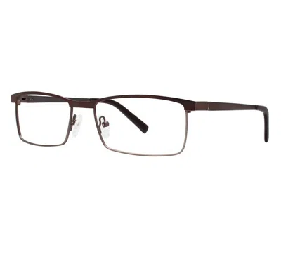 Giovani Di Venezia Men's Bennett Eyeglasses In Matte Brown In Multi