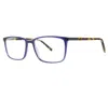 Giovani Di Venezia Men's Carson Eyeglasses In Navy/tortoise In Multi