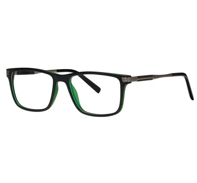 Giovani Di Venezia Men's Carter Eyeglasses In Black/olive Matte In Multi