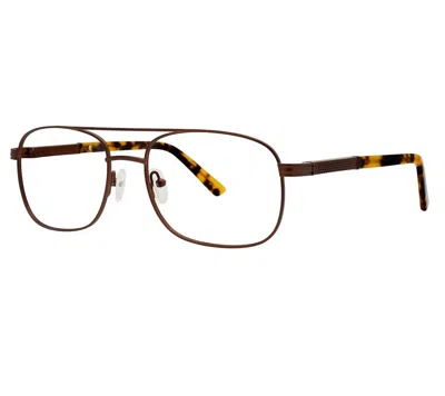Giovani Di Venezia Men's Hawkeye Eyeglasses In Matte Brown In Multi