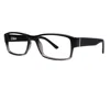 Giovani Di Venezia Men's Louis Eyeglasses In Black/grey Fade In Multi