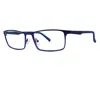 Giovani Di Venezia Men's Pierce Eyeglasses In Matte Navy In Multi