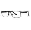 Giovani Di Venezia Men's Rex Eyeglasses In Matte Gunmeatal In Multi
