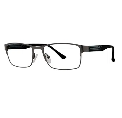 Giovani Di Venezia Men's Rex Eyeglasses In Matte Gunmeatal In Multi