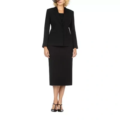 Giovanna Signature 2-pc. Skirt Suit-plus In Black