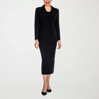 Giovanna Signature 2-pc. Skirt Suit-plus In Black