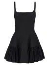 Giovanni Bedin Square-neck Flared Mini Dress