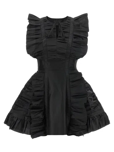 Giovanni Bedin Black Ruffle Dress