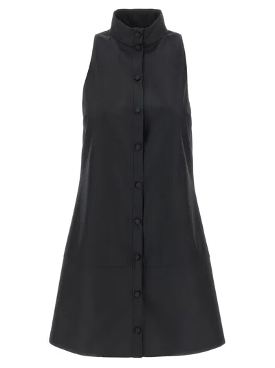 GIOVANNI BEDIN BLACK SLEEVELESS DRESS