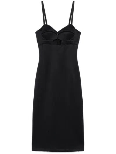 Giovanni Bedin Bodycon Midi Dress In Black