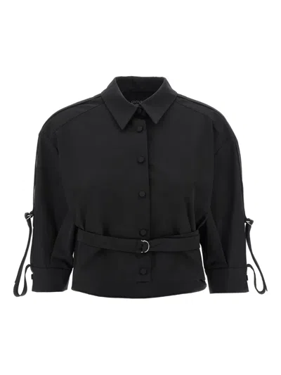 Giovanni Bedin Button-fastening Strap-detail Shirt In Black