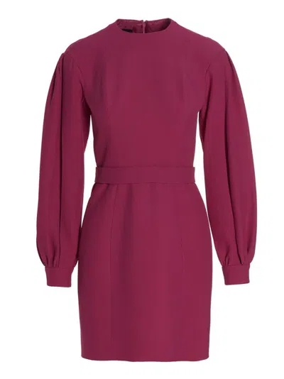 Giovanni Bedin Fuchsia Cady Dress In Purple