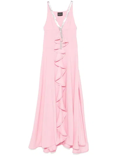 Giovanni Bedin Chainmail-detail Gown In Rosa