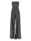 Giovanni Bedin Corset-detail Jumpsuit In Gray