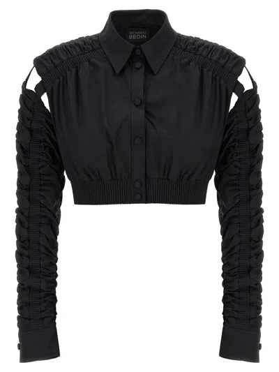 GIOVANNI BEDIN GIOVANNI BEDIN CROPPED CUT-OUT JACKET