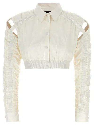 GIOVANNI BEDIN GIOVANNI BEDIN CROPPED CUT OUT JACKET