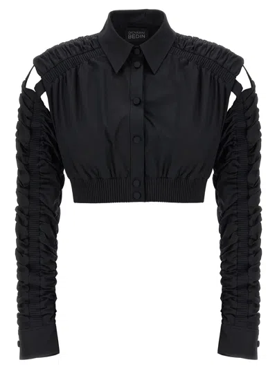 GIOVANNI BEDIN GIOVANNI BEDIN CROPPED CUT OUT JACKET