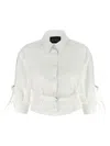 Giovanni Bedin Cropped Shirt In White