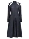 GIOVANNI BEDIN CUT-OUT DENIM DRESS DRESSES