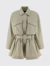 Giovanni Bedin Belted Dress In Gray