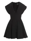 Giovanni Bedin Plisse Detail Mini Dress In Black
