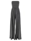Giovanni Bedin Corset-detail Jumpsuit In Gray
