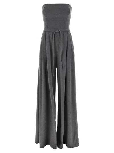 Giovanni Bedin Jumpsuit With Corset In Gray