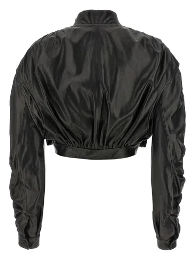 Giovanni Bedin Nappa-leather Jacket In Black