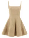 Giovanni Bedin Beige Pleated Dress