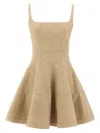 Giovanni Bedin Beige Pleated Dress