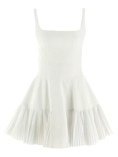 Giovanni Bedin Pleated Dress In White