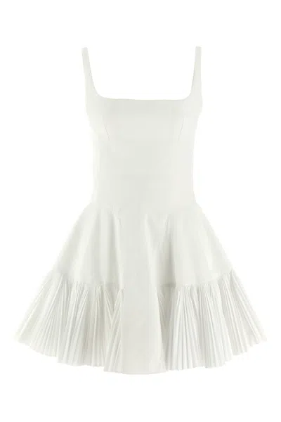 Giovanni Bedin Pleated Dress In White