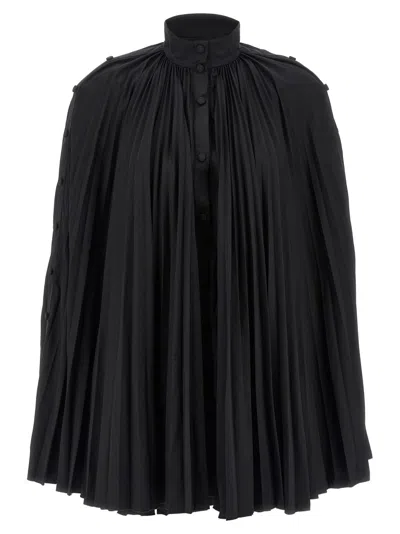 GIOVANNI BEDIN GIOVANNI BEDIN PLEATED MINI DRESS WITH MODULAR CAPE