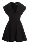 Giovanni Bedin Plisse Detail Mini Dress In Black