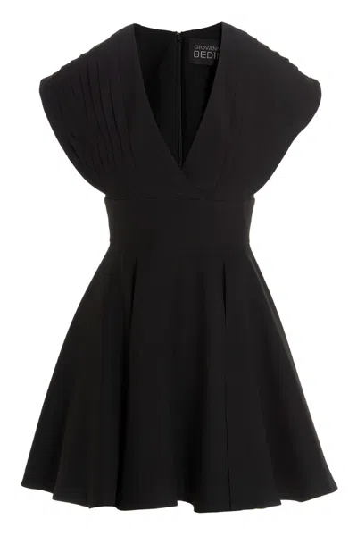 Giovanni Bedin Plisse Detail Mini Dress