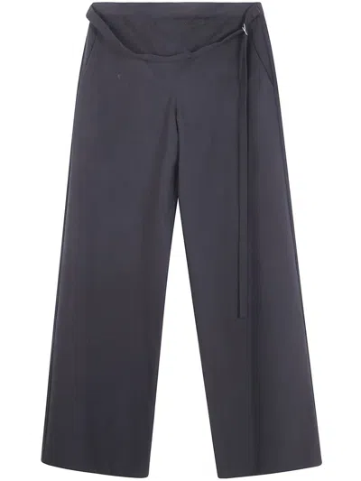 Giovanni Bedin Straight Regular Trousers Clothing In Blue