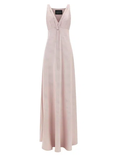 Giovanni Bedin Striped Dress In Pink