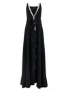 Giovanni Bedin Studded Maxi Dress In Black