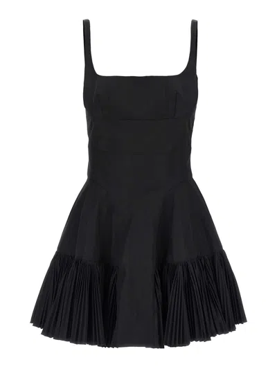 Giovanni Bedin Pleated Dress In Black