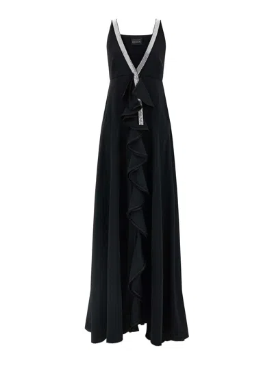 Giovanni Bedin Vestido Midi - Negro In Black