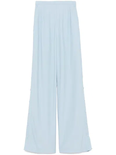 Giovanni Bedin Wide-leg Trousers In Blue