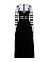 Giovanni Bedin Woman Long Dress Black Size 0 Viscose In Black