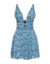 Giovanni Bedin Short Dresses In Blue